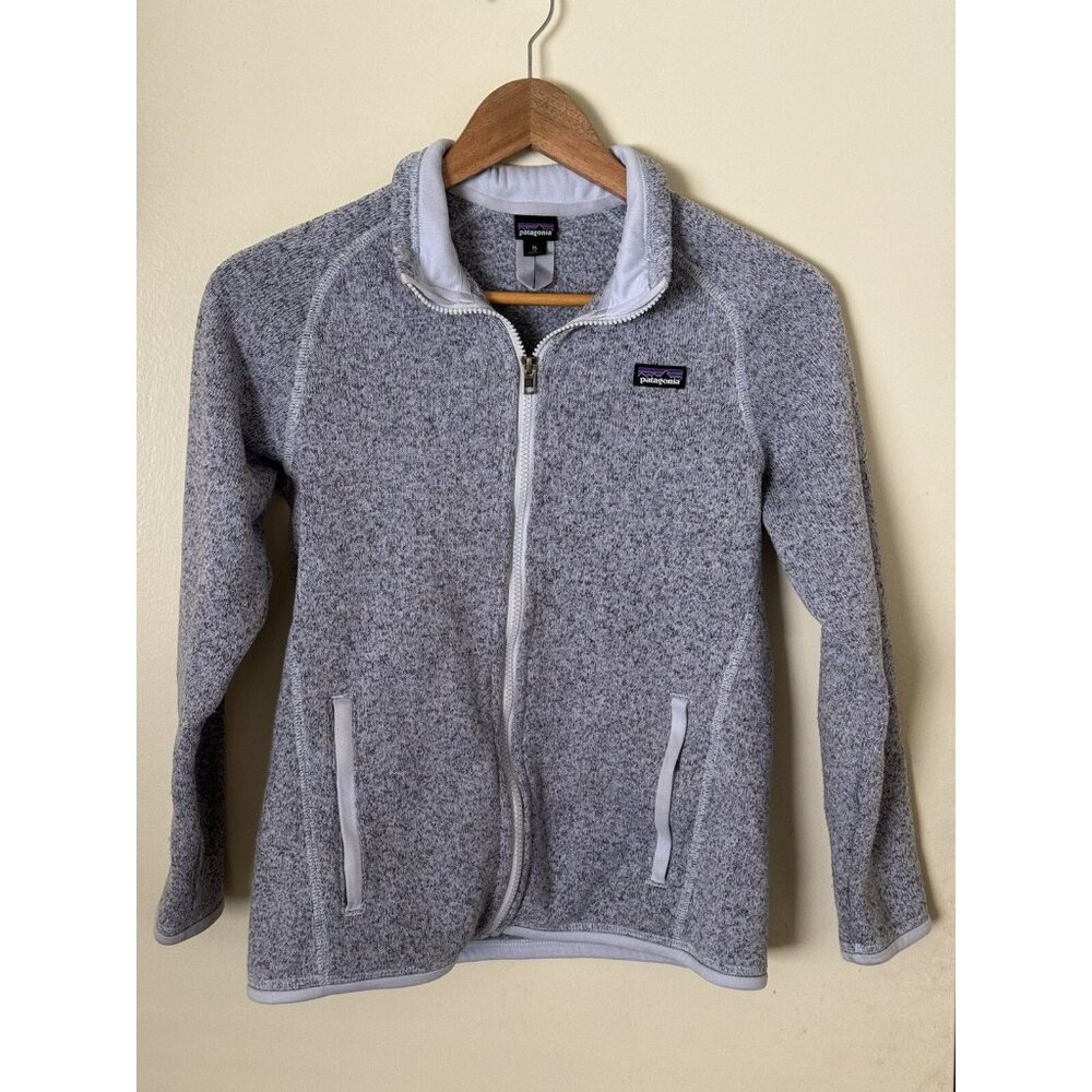 Patagonia Girl Better Sweater Fleece Full Zip Jacket Size XL